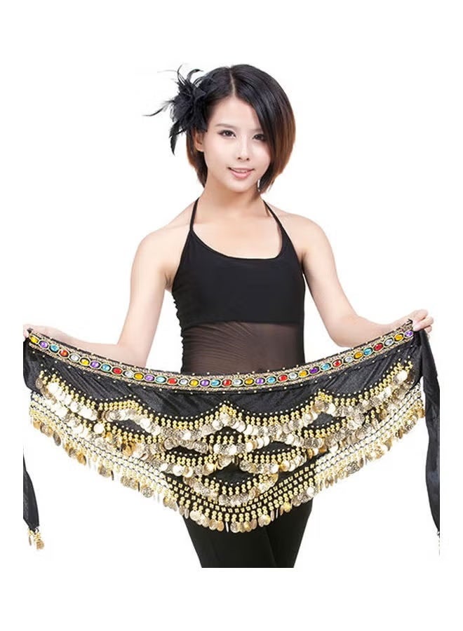 Belly Dance Waist Chain Black - Image 2