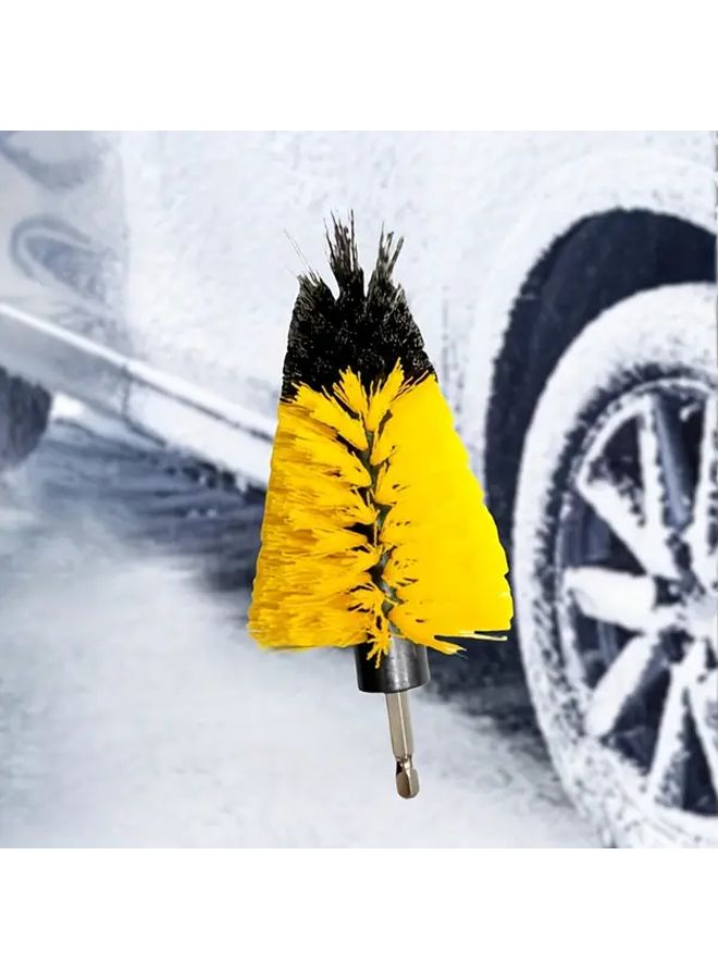 1pc Drill Scrubber Brush With Extension Rod For Car Wheel Tire Hard To Reach Areas - Image 5