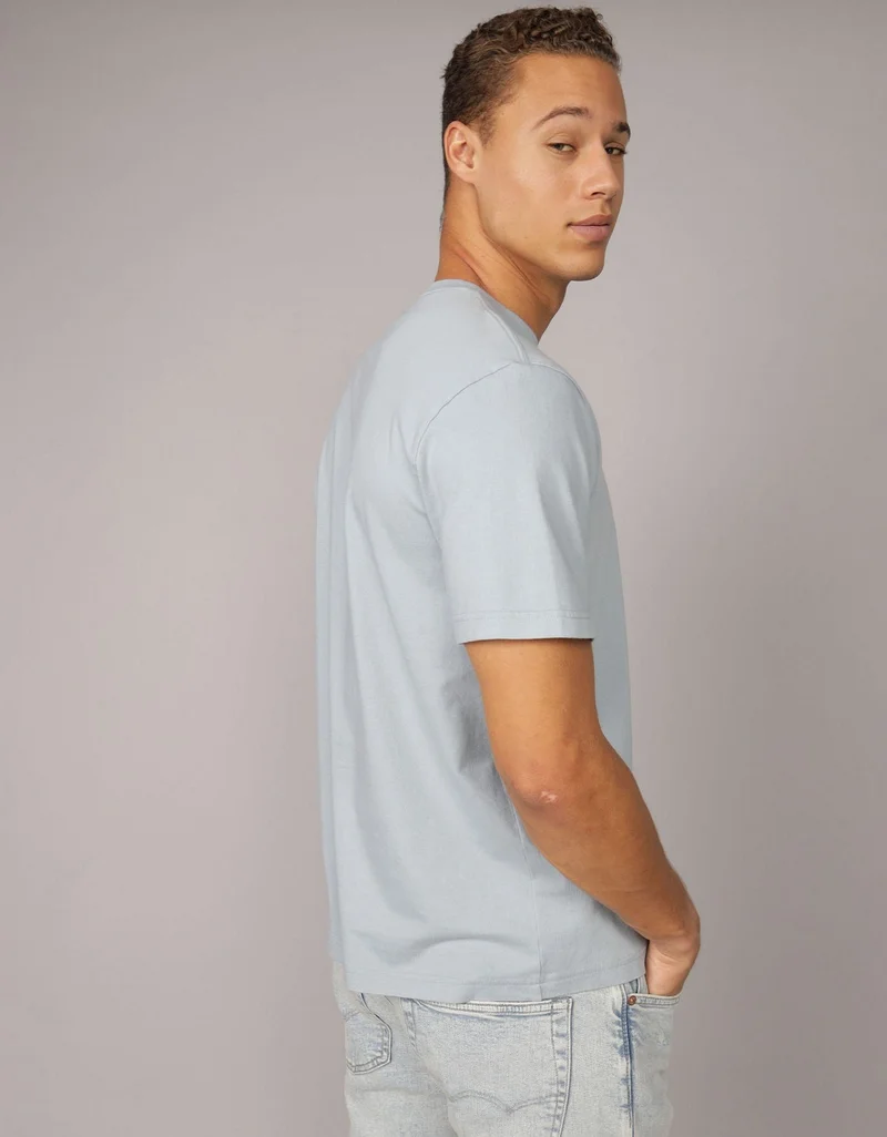 American Eagle  AE Elevated Logo Graphic T-Shirt for Men | Best Price UAE