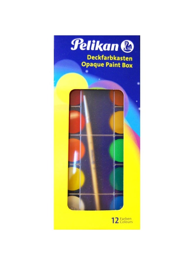 Pelikan طقم ألوان مائية غير شفافة من بيليكان مكون من 12 قطعة - Image 1