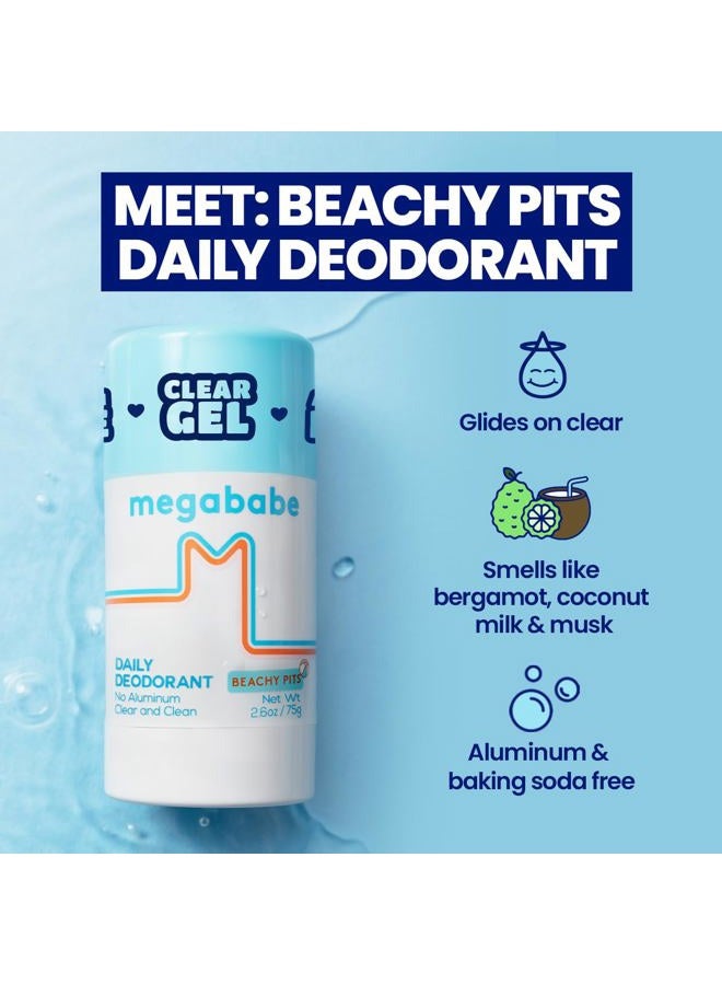 Megababe Beachy Pits Daily Deodorant by , 2.6 Ounce (Pack of 1) - Image 4