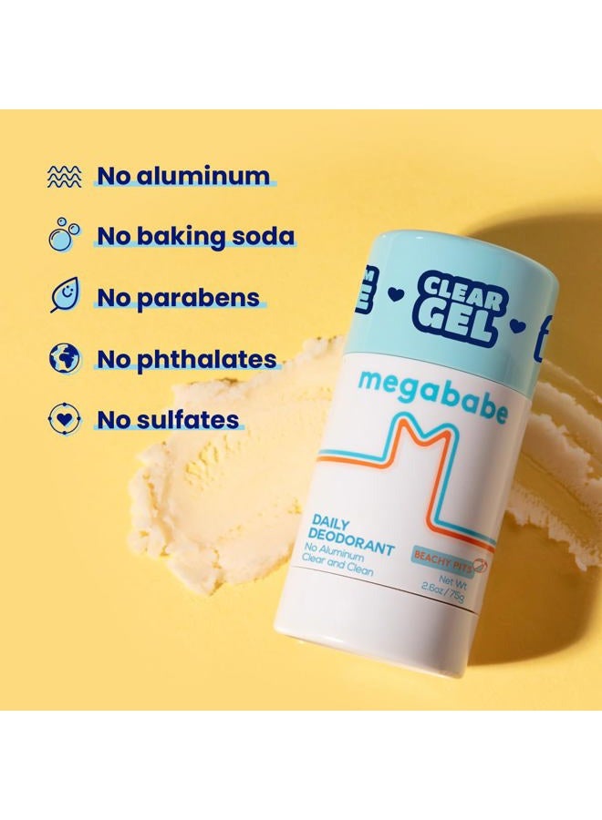 Megababe Beachy Pits Daily Deodorant by , 2.6 Ounce (Pack of 1) - Image 5