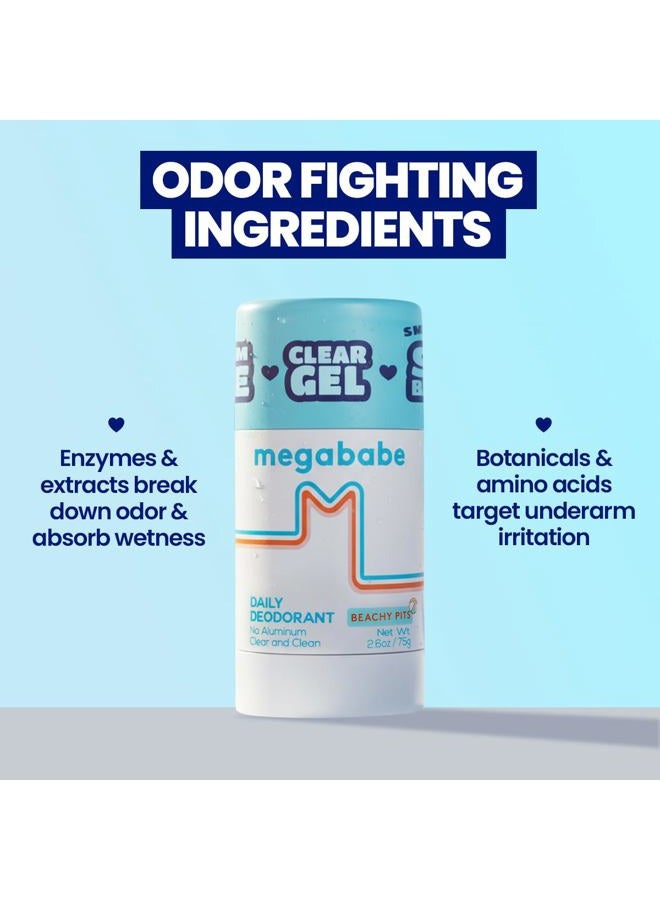 Megababe Beachy Pits Daily Deodorant by , 2.6 Ounce (Pack of 1) - Image 2