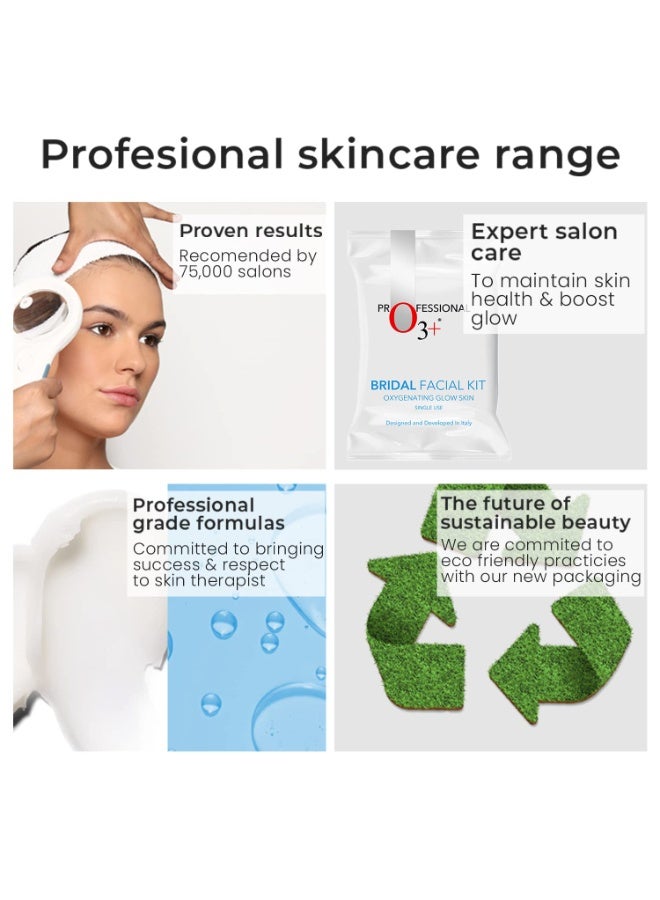 O3+ Bridal Facial Kit Oxygenating Glow Skin 81gm - Image 3