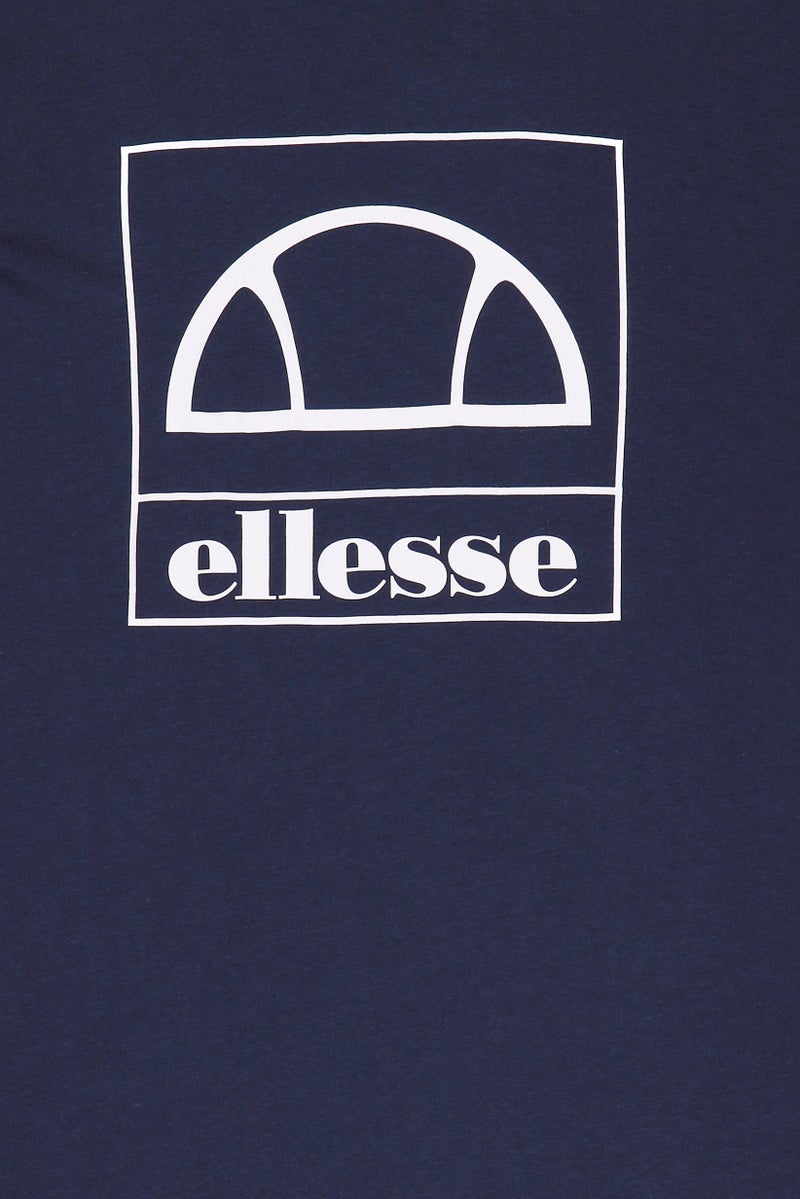 Ellesse Men Sportwear Fit Short Sleeve Training T-Shirt, Navy Blue - Image 5