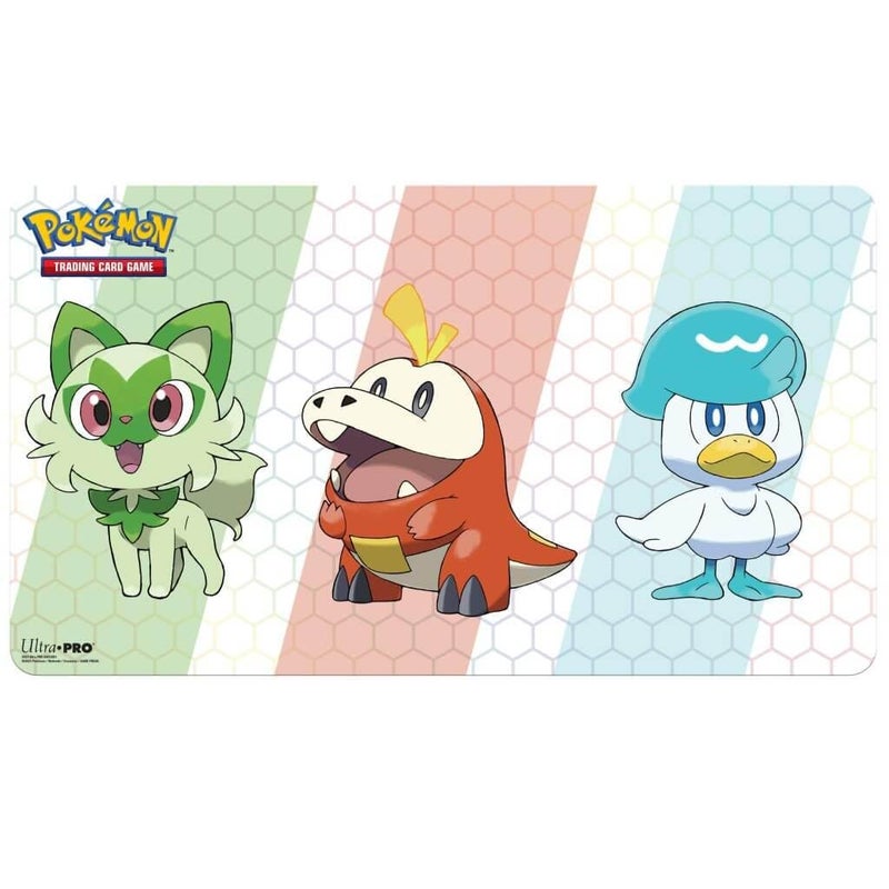 Ultra PRO - PokÃ©mon Paldea First Partner Gaming Bundle - Includes One Card Playmat, 65ct. Card Sleeves, One Card Deck Box w/ 4 Dividers, All Packed in Collectors Storage Box - Image 4