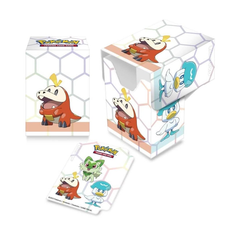 Ultra PRO - PokÃ©mon Paldea First Partner Gaming Bundle - Includes One Card Playmat, 65ct. Card Sleeves, One Card Deck Box w/ 4 Dividers, All Packed in Collectors Storage Box - Image 3