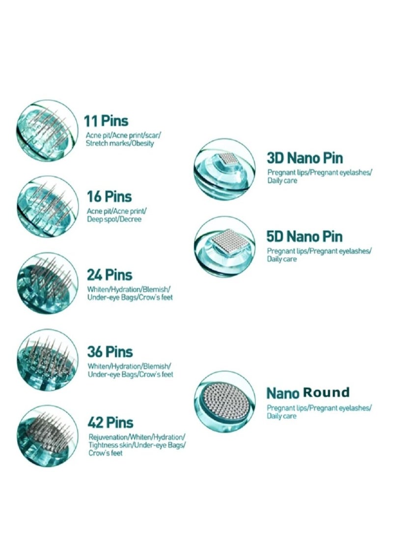 Dr.pen 10pcs Dr.pen Pen A6S 11 16 24 36 42 Nano Needle Replacement Cartridges  - Image 4