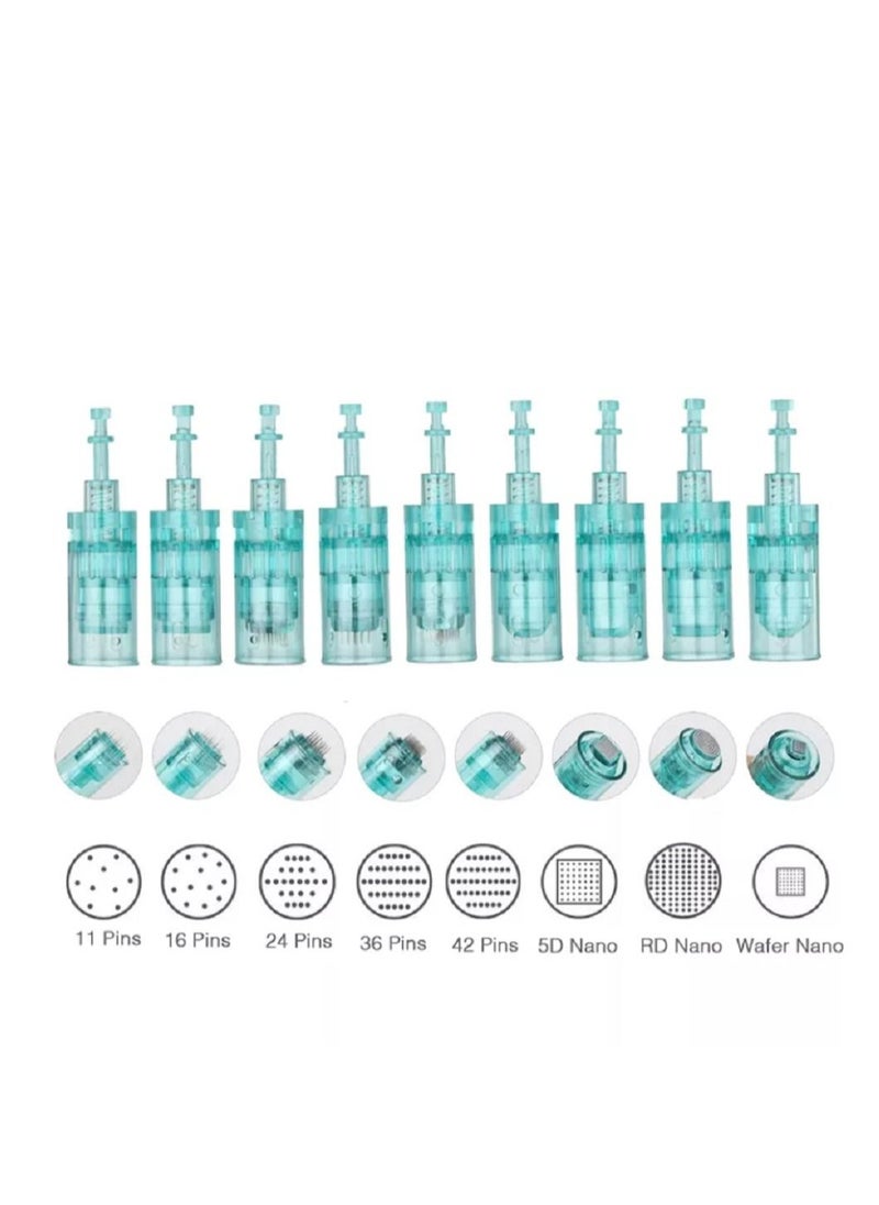 Dr.pen 10pcs Dr.pen Pen A6S 11 16 24 36 42 Nano Needle Replacement Cartridges  - Image 2