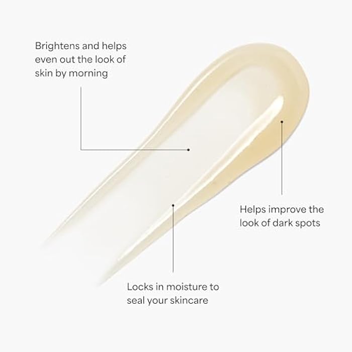 TULA Skin Care Bedtime - Bright Vita-Charge™ Overnight Brightening Treatment, Vitamin C & Niacinamide help Even Skin Tone & Texture, 1.7fl oz - Image 2