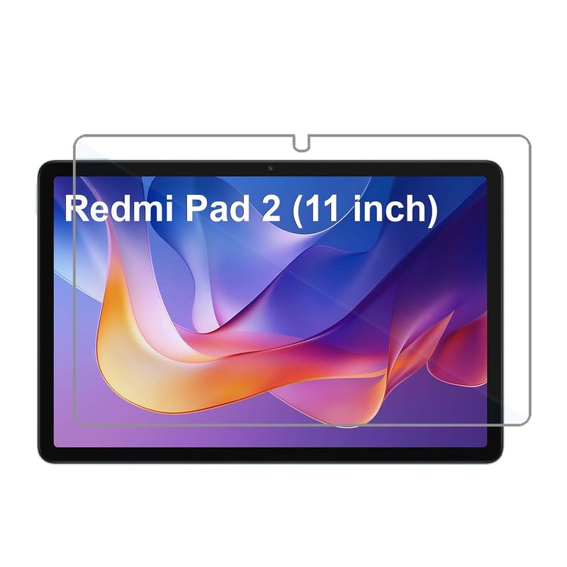 Cedo زجاج مقسى لجهاز Redmi Pad 2 (11 بوصة) | واقي شاشة زجاج مقسى شفاف لجهاز Redmi Pad 2 (11 بوصة) - Image 1