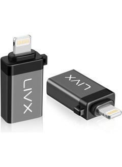 Lightning To USB 3.0 OTG Converter Adapter Black Otglgm