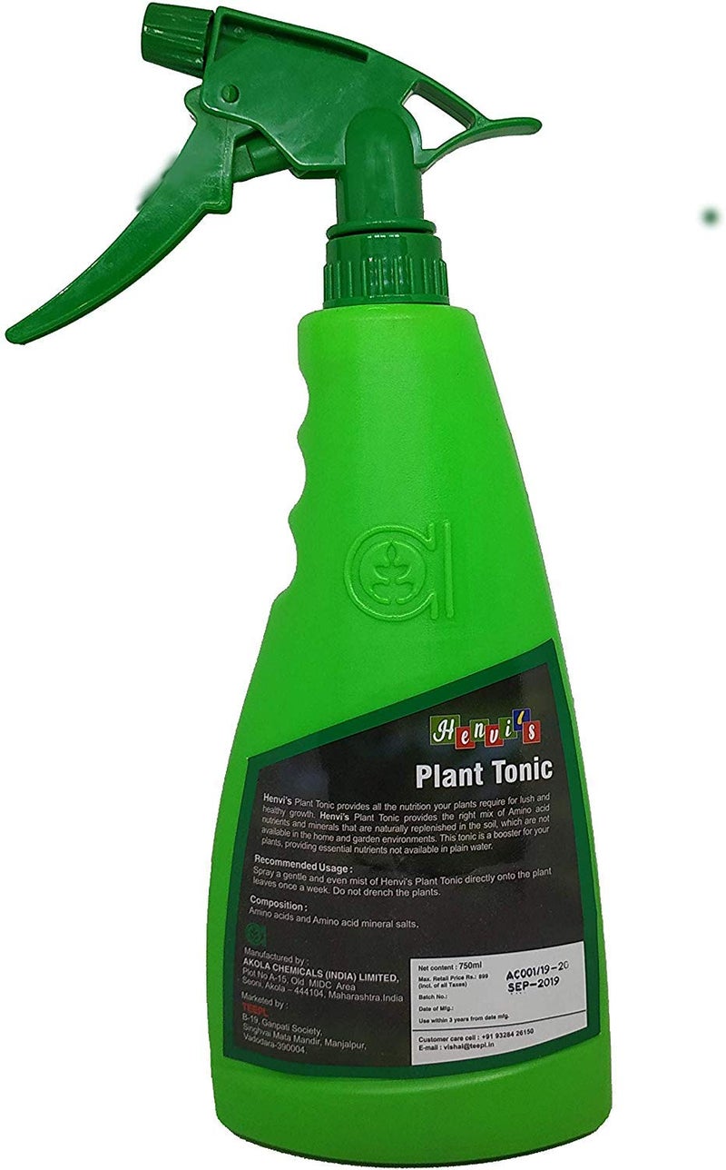Henvi's Henvis Plant Tonic Specially Formulated for Plotted Plant with Amino Acid 1 750 ML - Image 2
