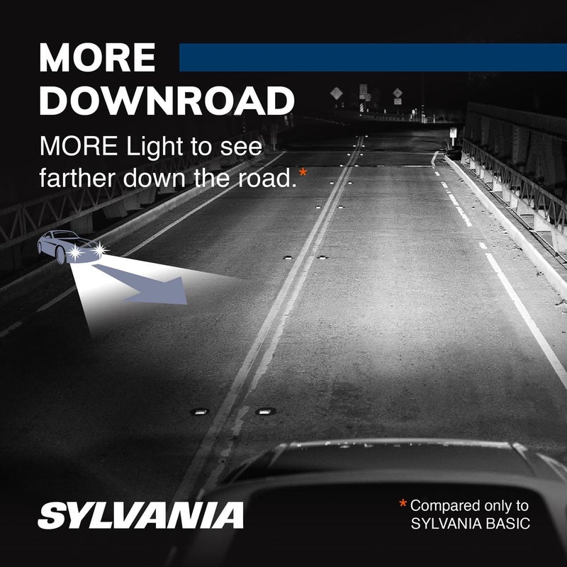 SYLVANIA - H11 SilverStar - High Performance Halogen Headlight Bulb, High Beam, Low Beam and Fog Replacement Bulb, Brighter Downroad with Whiter Light (Contains 1 Bulb) - Image 5