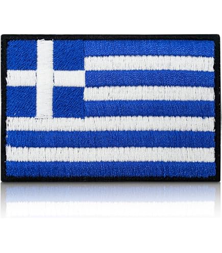 National flag embroidery- Greece - 8.5cm
