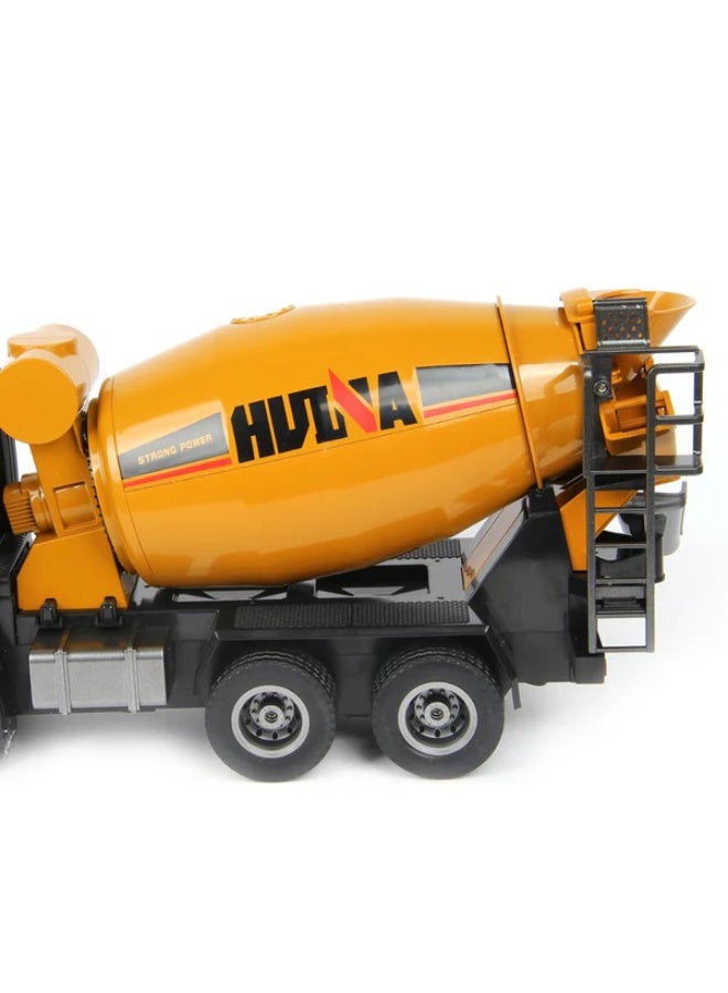 Huina 1574 1:14 RC Concrete Mixer Truck 10CH Remote Control Construction Vehicle with Sound & 25 Min Playtime - Image 4
