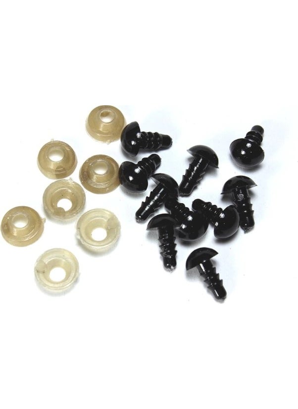 Black Screw 10mm Security Lock Eye - 50 Pairs 100 Pcs - pzsku/Z108612BEFFFF214CAA18Z/45/_/1725725460/4a5624bb-ead0-402f-8dcd-64c2ec038d05