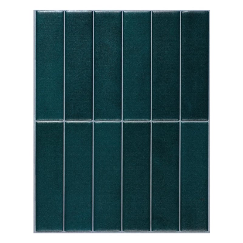 SMART TILES Peel and Stick Backsplash 5 Sheets of 1143 x 9 3D Adhesive Peel and Stick Tile Backsplash for Kitchen Bathroom Wall Tile