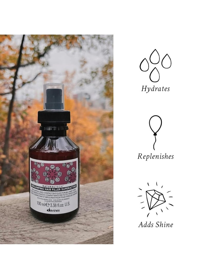 دافينز ناتشورال تيك لإعادة ملء الشعر، فيلر سوبر أكتيف، 100 مل - Image 3
