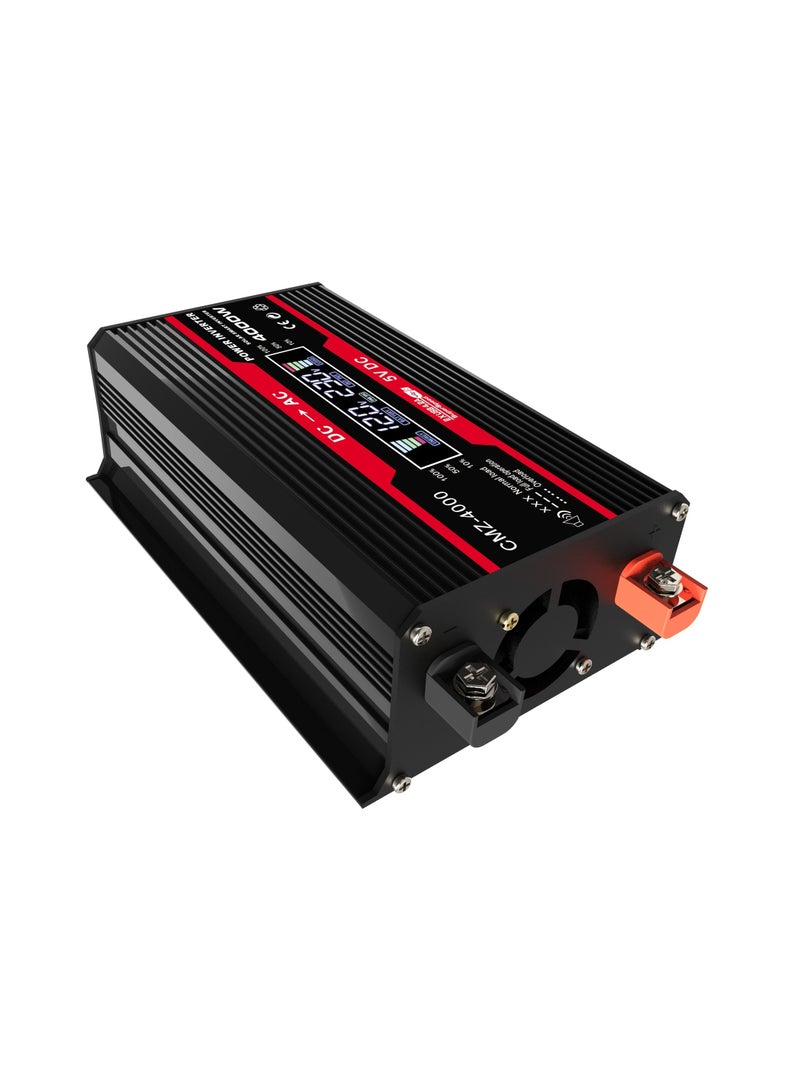 Generic Vehicle solar inverter 4000W sine wave inverter, 12V to 230V, for automotive/outdoor station wagon fans  - Image 4