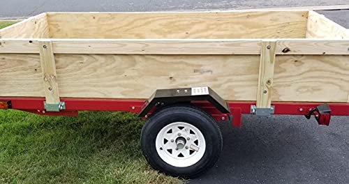 AA A.A Heavy Duty Bolt-On 2x4 Steel Stake Pockets for Trailer & Truck (10) - Image 3