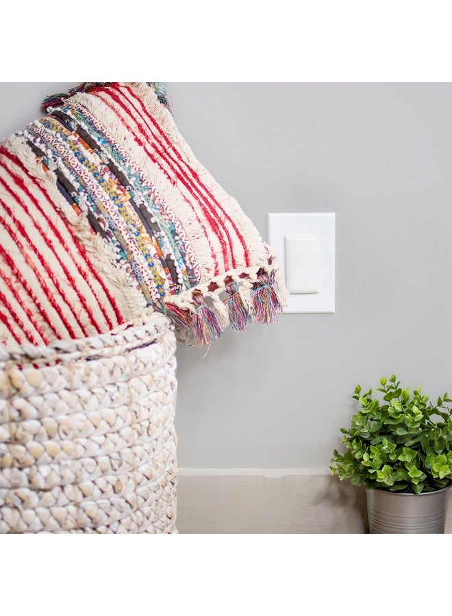 Qdos Safety StayPut Double Outlet Plug Cover - One Plug Covers Both Outlets! Secure Fit and Beveled Edges Prevent Small Fingers from Removing Unlike Other Products| Fits All Outlets | 12 Pack | White - Image 3
