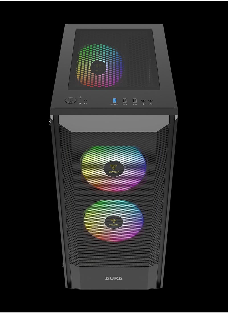 GAMDIAS AURA GC6 ARGB FINE MESH ARGB MID-TOWER CASE  - Image 3