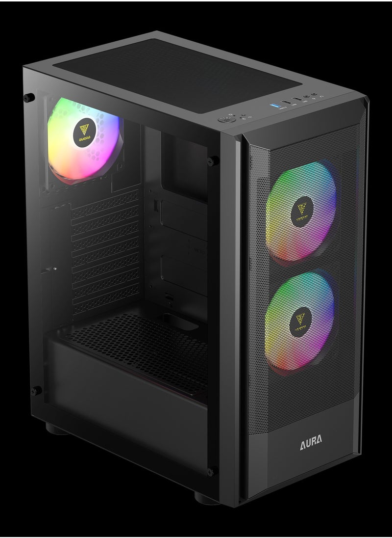 GAMDIAS AURA GC6 ARGB FINE MESH ARGB MID-TOWER CASE  - Image 5