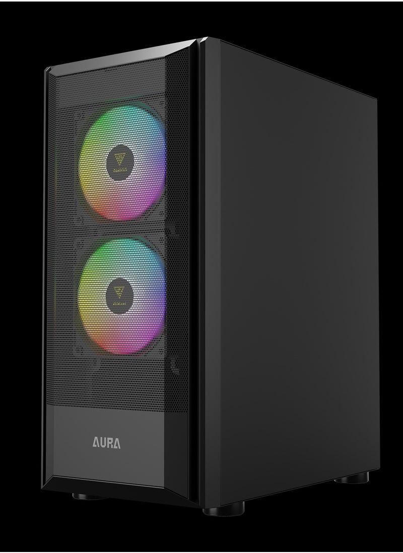 GAMDIAS - AURA GC6 ARGB FINE MESH ARGB MID-TOWER CASE - Image 1