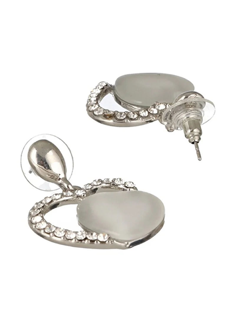 Priyaasi Plated AD Studded Drop Earrings