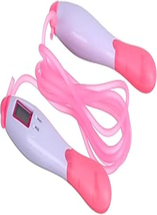 Jump Rope with Digital Counter - Pink White