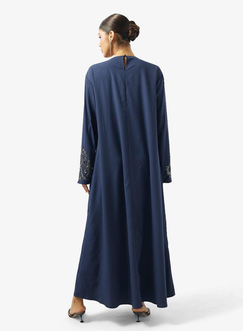 Khizana Embellished Abaya With Sheila - Image 3