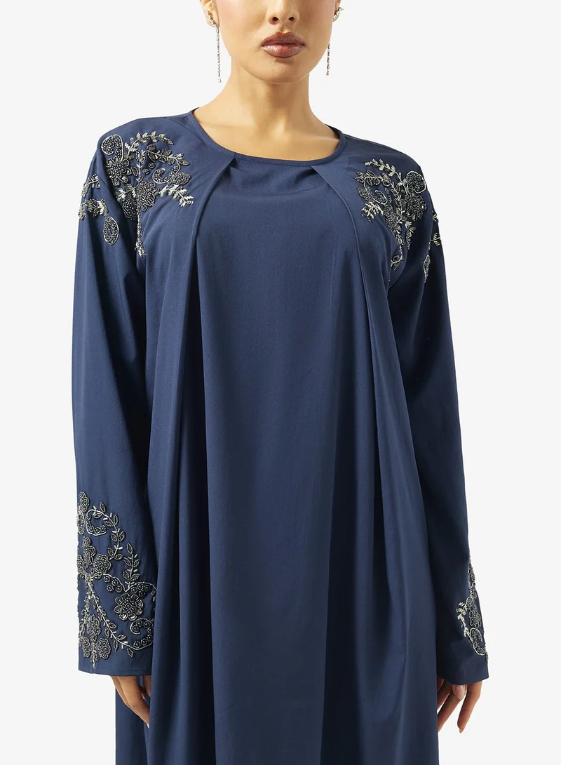 Khizana  Embellished Abaya With Sheila for Women | Best Price UAE