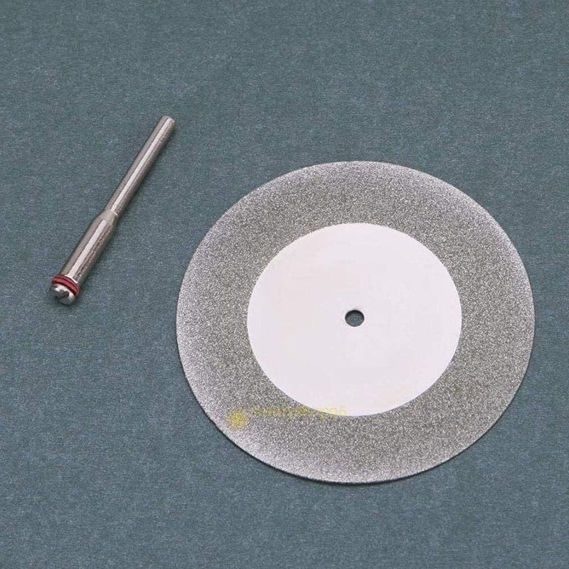 DIY Crafts Diy Crafts CT-DIY-HI-57578 Cutting Wheel Cut Off Discs Coated Rotary Tools With Mandrel for Dremel 2 Piece Discs & 2 Mandrel, Disc Φ60mm, Pattern # C (Multicolor)  - Image 5