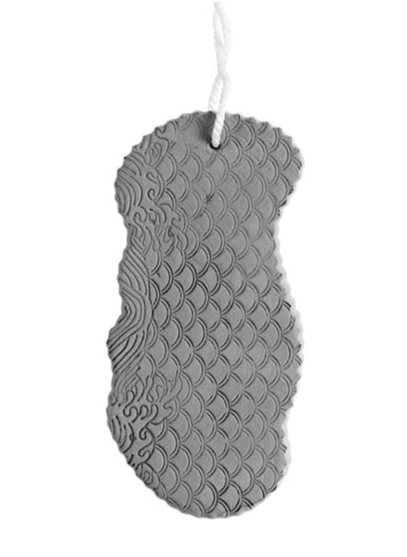 Cool Baby Style - Coolbaby Super Soft Exfoliating Bath Sponge  3D Cartoon Embossing Magic Ultra Sponge Shower Brush  Body Scrubber Scrub (Grey) - Image 1