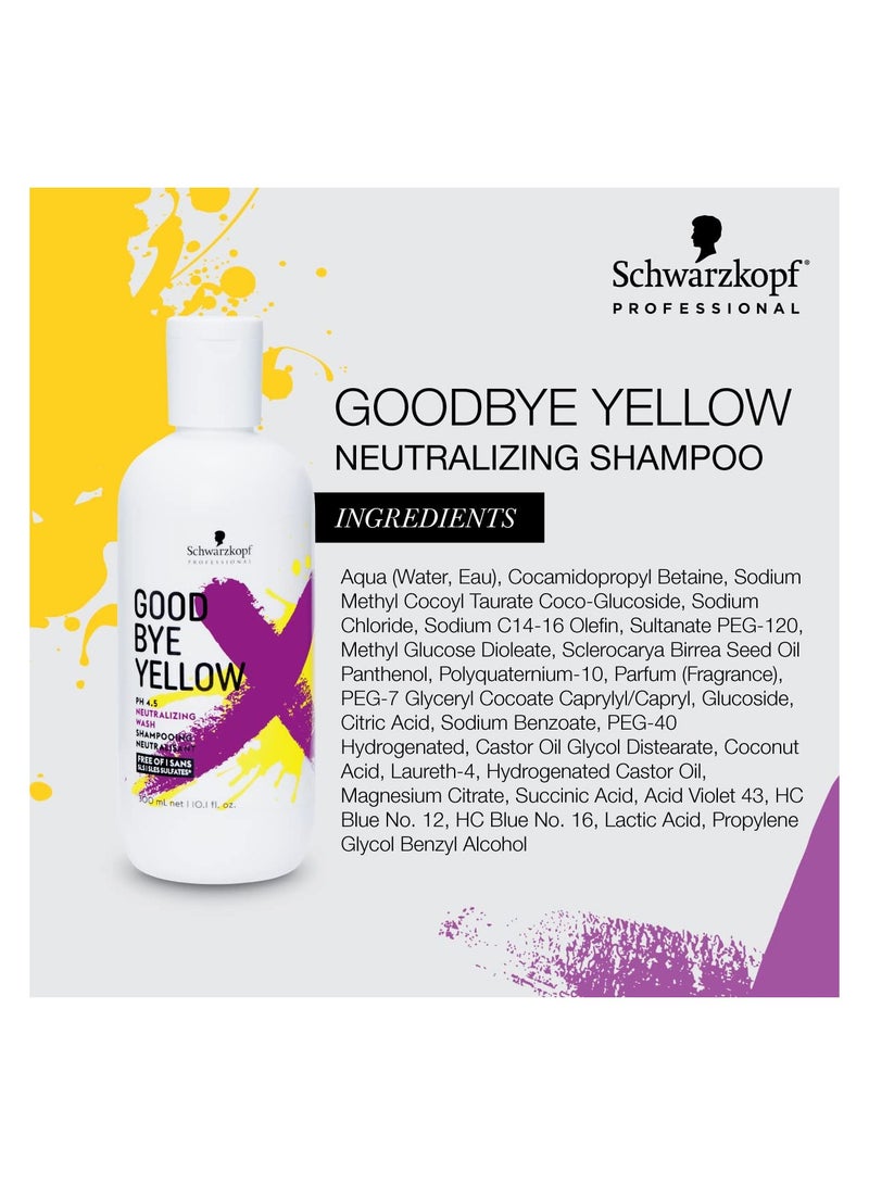 Schwarzkopf Professional Silver Goodbye Yellow Shampoo 300ml - Image 3