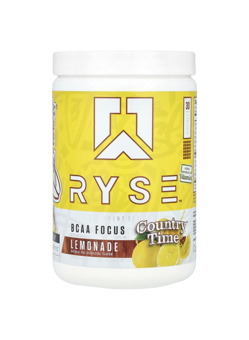 RYSE Element Series, BCAA Focus, Country Time®, Lemonade, 12.7 oz (360 g)
