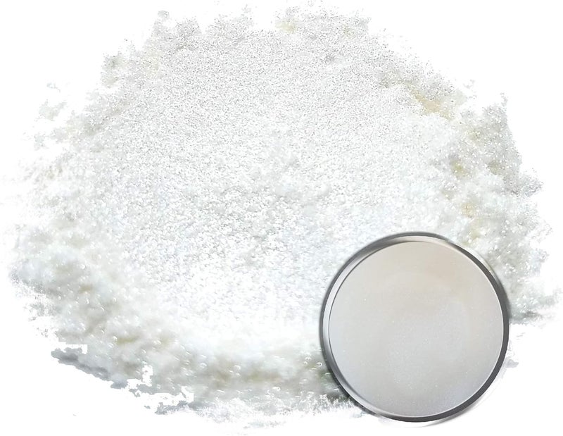 Eye Candy Pigments Premium White Mica Powder - Akoya White (50gr) - for Epoxy, Resin, Soap, Paint, Woodworking, Acrylic Pouring, Bath Bombs, Fishing Lures - DIY Arts and Crafts Additive - Image 5