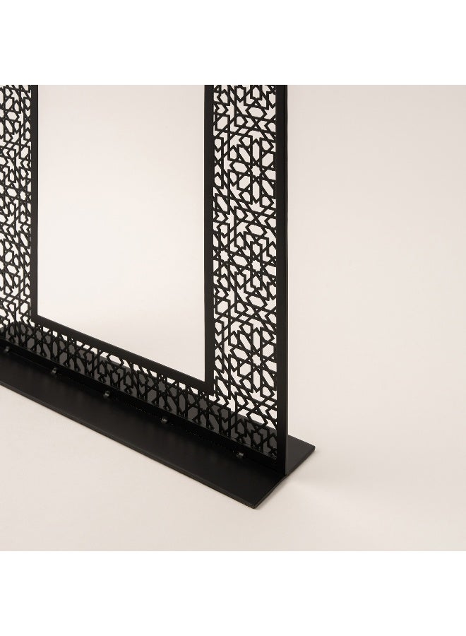 Homez زينة رمضان معدنية سوداء 40*10*58 سم - Image 4