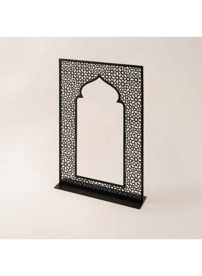 Homez زينة رمضان معدنية سوداء 40*10*58 سم - Image 1