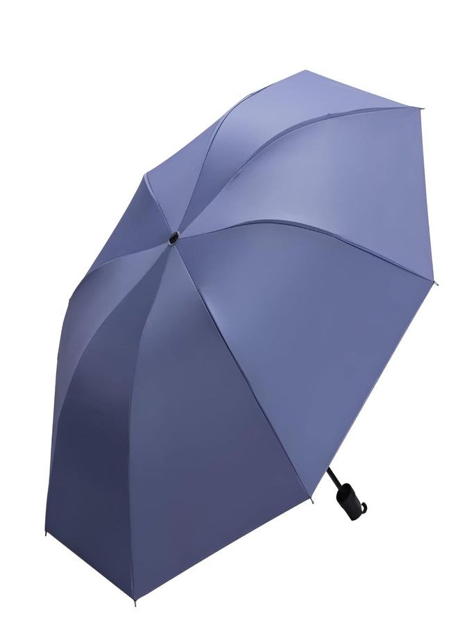 WILDMAKER Compact and Elegant Lightweight Folding Umbrella | Strong metal Frame, Waterproof Canopy |Travel-Friendly Design for Outdoor Use Ideal for Men & Women | (Violet-purple, Two-Fold-C) - Image 1