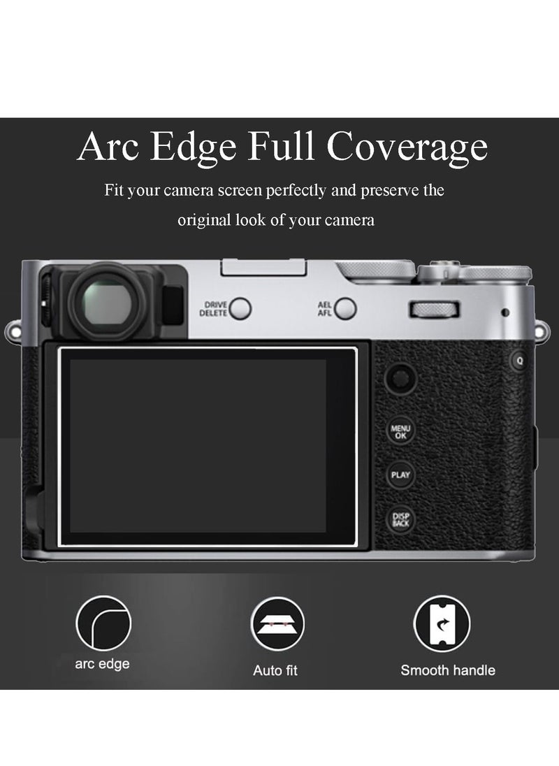 2 Pack Screen Protector Compatible with Fujifilm X100V XT4 XE4 Camera LCD Tempered Glass 9H Hardness Anti-Scrach Anti-Bubble  - Image 5