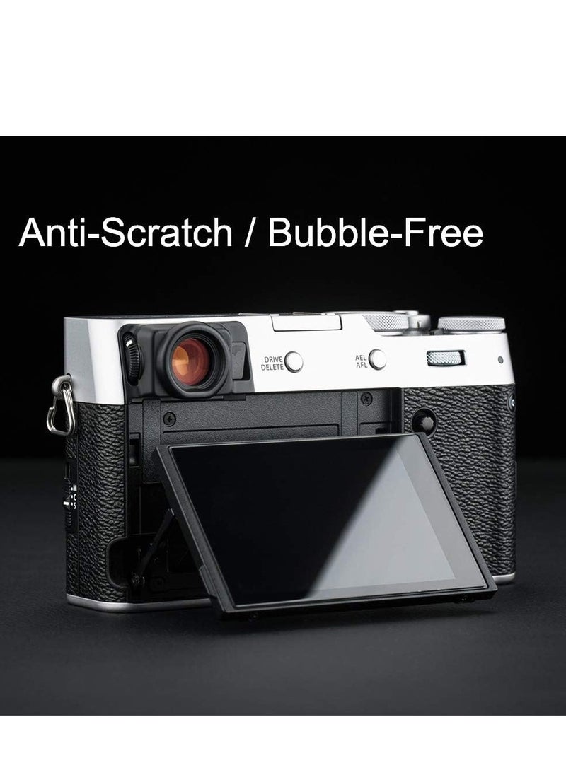 2 Pack Screen Protector Compatible with Fujifilm X100V XT4 XE4 Camera LCD Tempered Glass 9H Hardness Anti-Scrach Anti-Bubble  - Image 3