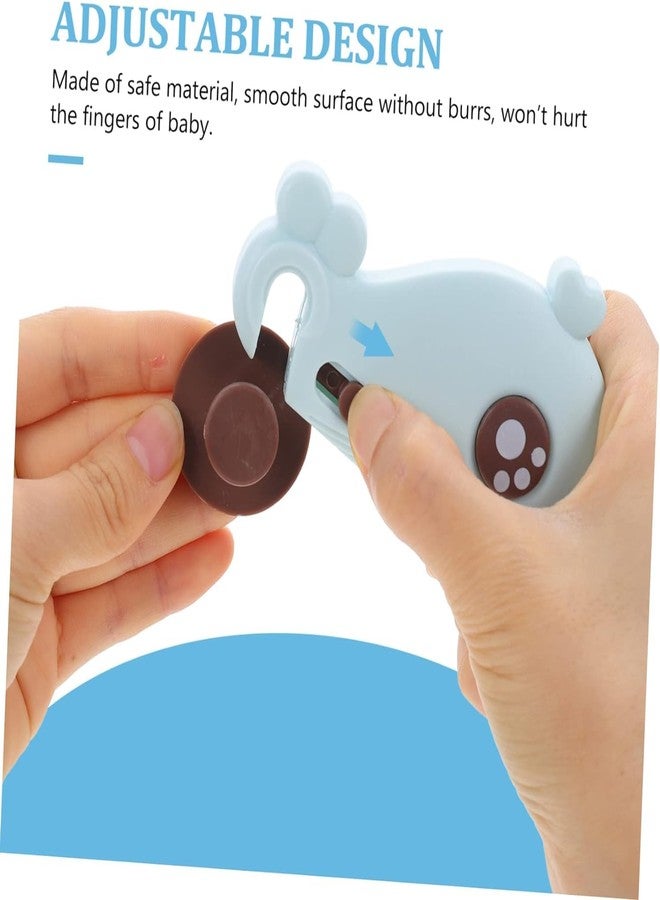 Potency 2 PCS Cabinet Baby Locks, Child Proof Locks for Drawers, Cabinets, Ovens Etc, Multi-Functional Secure Baby Locks, Quick and Easy Installation with 3M Adhesive(Random Colour) - Image 5