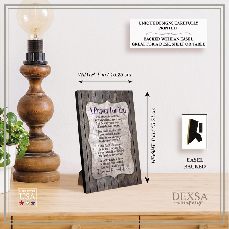Dexsa A Prayer For You...New Horizons Wood Plaque | Made in the USA - Image 2
