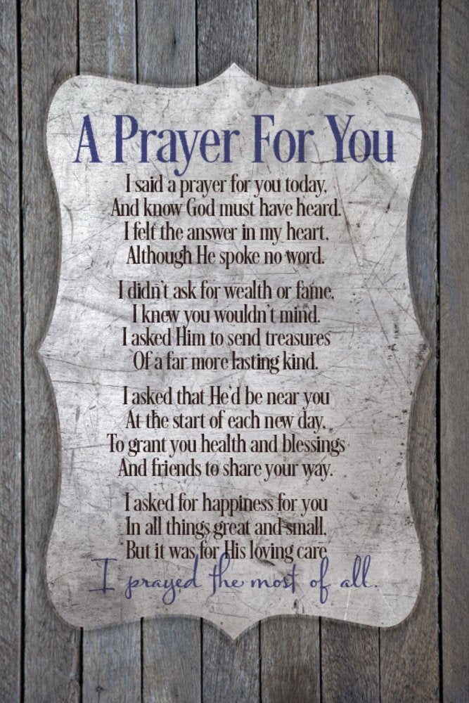 Dexsa A Prayer For You...New Horizons Wood Plaque | Made in the USA - Image 1