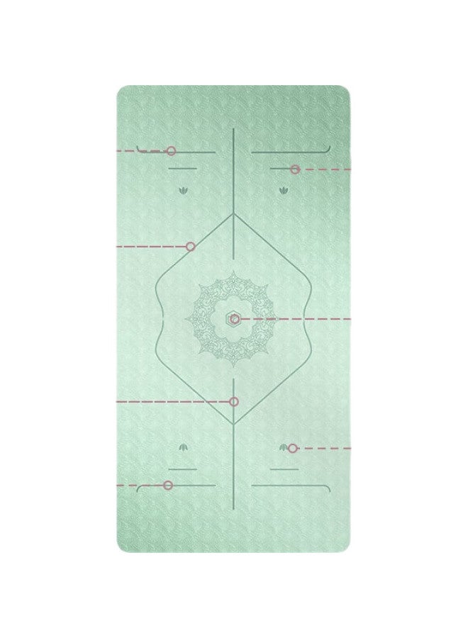 JD.com Jingzao Yoga Mat, Large Size Fitness Mat, Extra Wide And Long, Non-Slip, 200*100Cm, Exercise Training Mat, 8Mm Thick, Green - Image 3