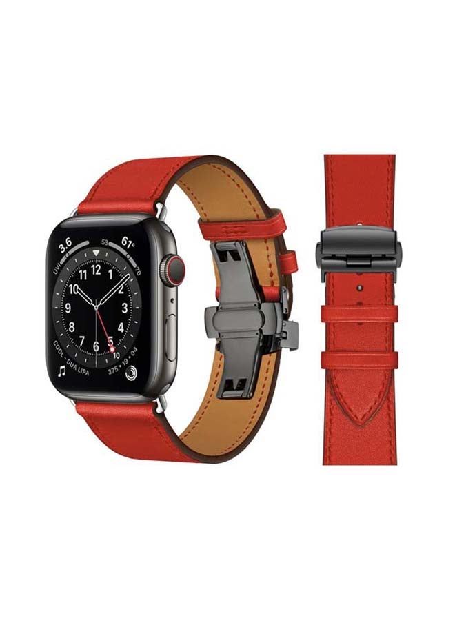 vesus Replacement Band For Apple Watch Series 6/SE/5/4/3/2/1 Supreme Red