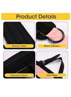 FLYROAD Ankle Straps (2 Pack) | Ankle Straps for Pullers, Adjustable Comfort Gym Ankle Straps for Kickbacks, Glute Training, Leg Extensions, Curls, Hip Abduction Training, Gym Ankle Straps for Pullers Accessories  - Image 2