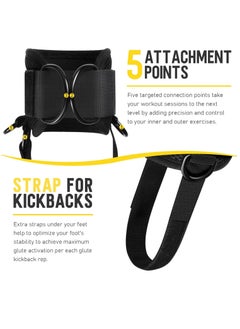FLYROAD Ankle Straps (2 Pack) | Ankle Straps for Pullers, Adjustable Comfort Gym Ankle Straps for Kickbacks, Glute Training, Leg Extensions, Curls, Hip Abduction Training, Gym Ankle Straps for Pullers Accessories  - Image 5
